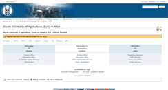 Desktop Screenshot of cms.uniag.sk