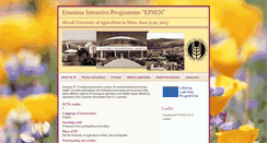 Desktop Screenshot of ipepsen.uniag.sk