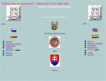 Tablet Screenshot of kvd.fapz.uniag.sk